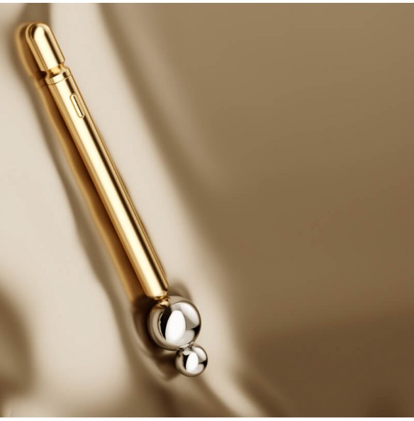 MizzZee - Pleasure Anal Vibrating Wand (Chargeable - Champagne Gold) MizzZee - Pleasure Anal Vibrating Wand (Chargeable - Champagne Gold)